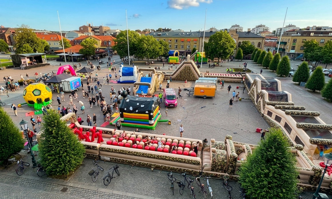 Lek för livet på Varbergs torg